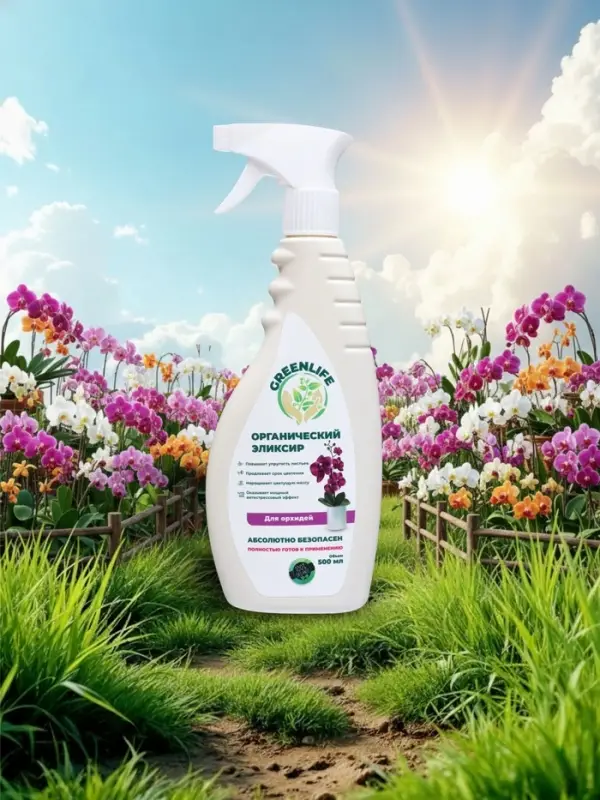 Спрей для орхидей Greenlife &laquo;Органический эликсир&raquo;, 500 мл