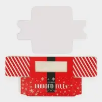 Коробочка для макарун &laquo;Счастливого нового года&raquo; 12&times;5.5&times;5.5 см