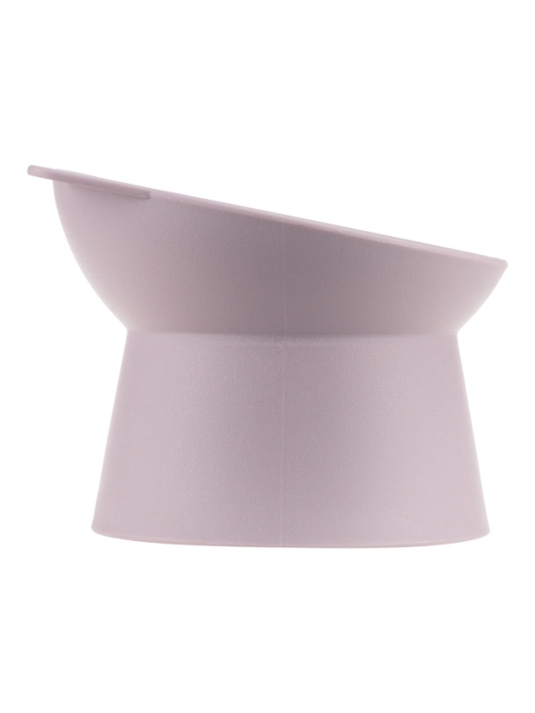 Миска для животных КОТ 0,2л, Soft-touch, лавандовый