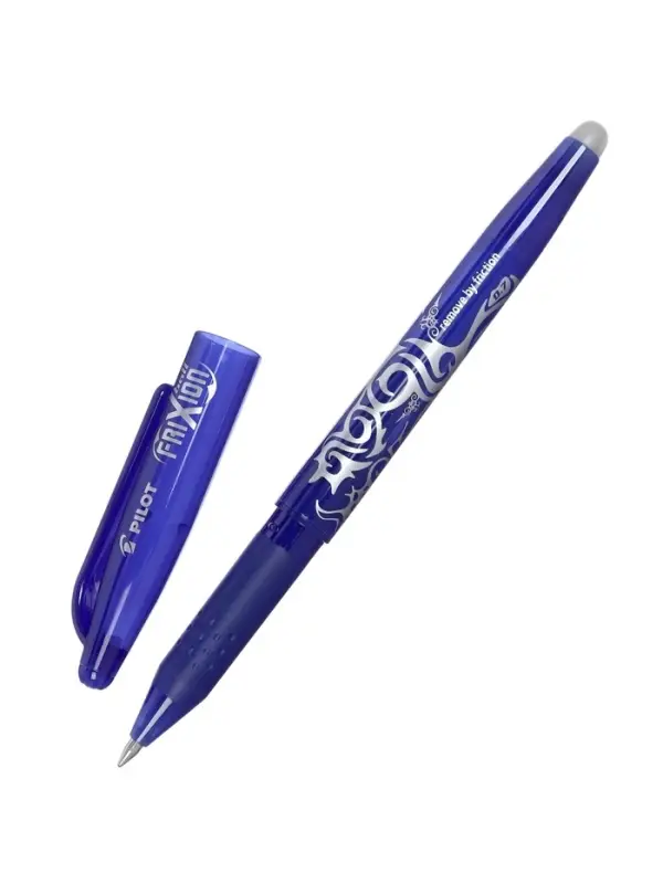 Стираемая ручка Pilot. Frixion, гелевая, синий стержень BL-FR-7 (L), узел 0.7 мм