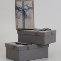 Набор подарочных коробок 3 в 1 прямоугольные 23&times;16&times;9.5 21&times;14&times;8.0 19&times;12&times;6.5 см