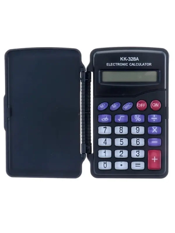 Калькулятор карманный, 8-разрядный, KK-328, с мелодией