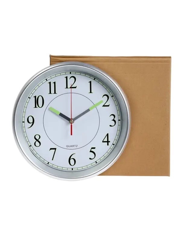 Часы настенные интерьерные &laquo;Илони&raquo;, плавный ход, светящиеся, d=30 см