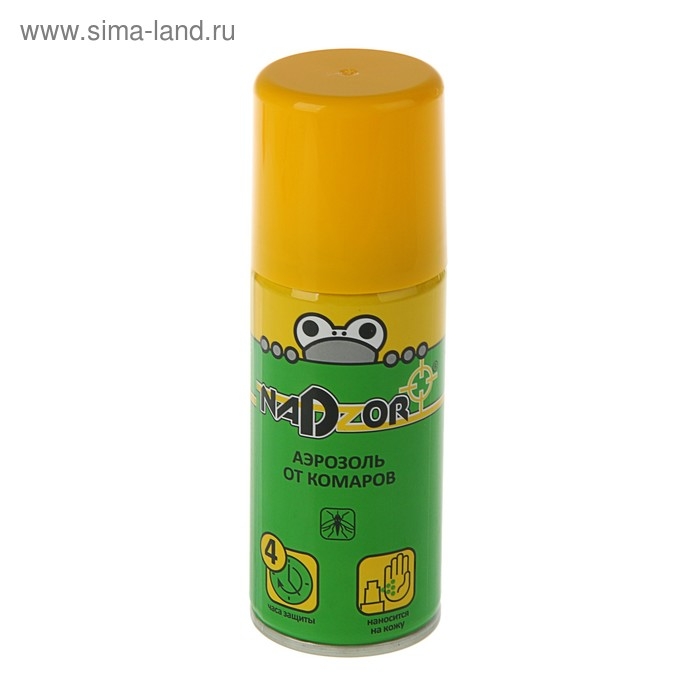 Аэрозоль репеллентный от комаров  Аэрозоль репеллентный от комаров "Nadzor", 100 мл