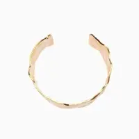 Браслет манжета &laquo;Мятый&raquo;, цвет золото