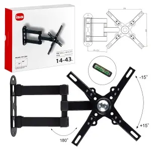 Кронштейн для TV 14"-43" CP102 ISA