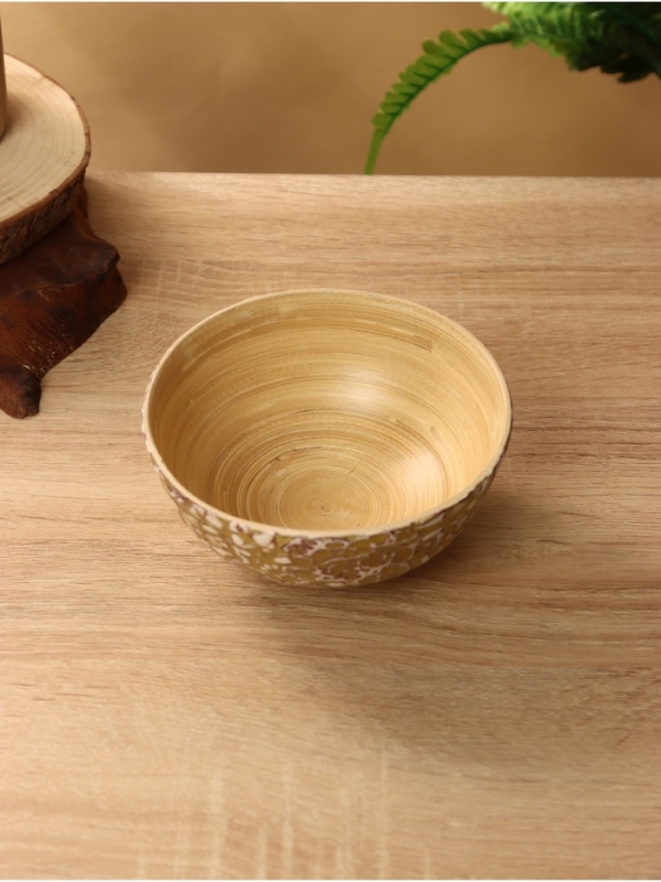 Миска 14х14х7 см, бамбук Миска 14х14х7 см, бамбук