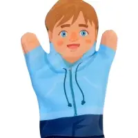 Домашний кукольный театр &laquo;Семья&raquo;, 7 кукол-перчаток