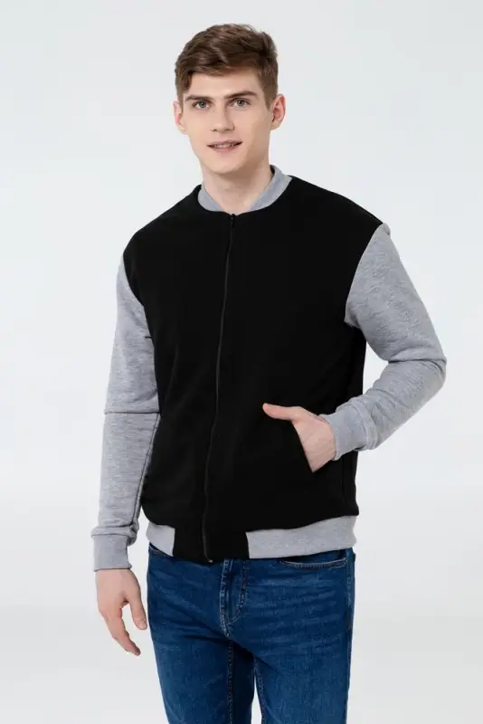 Бомбер College черный, размер XL Бомбер College черный, размер XL