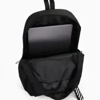 Рюкзак молодёжный на молнии, с карманами, с цифрой 13, размер 31&times;15&times;45 см, чёрный