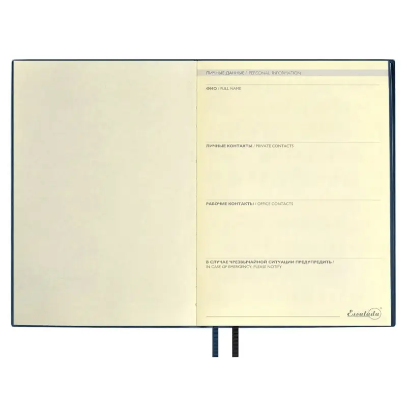 Ежедневник Avila, недатированный, синий Ежедневник Avila, недатированный, синий