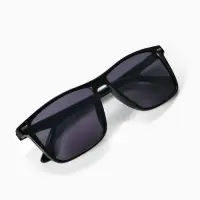 Очки солнцезащитные &laquo;OneSun. Wayfarer&raquo;, uv 400, линза 4.5&times;6 см, чёрный