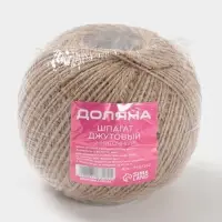 Шпагат джутовый Доляна, двухниточный, 1.12 ктекс, 312 м