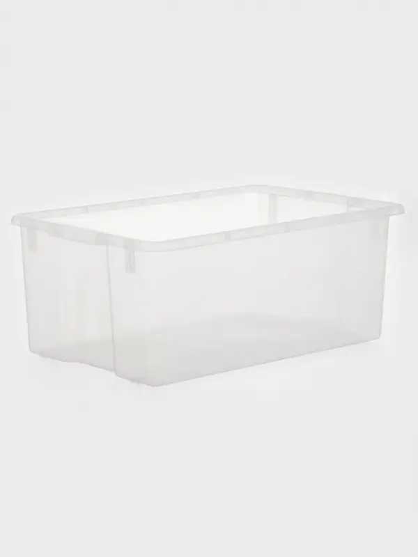 Контейнер для хранения Porter, 50 л, 66&times;42&times;26 см, с крышкой, прозрачный