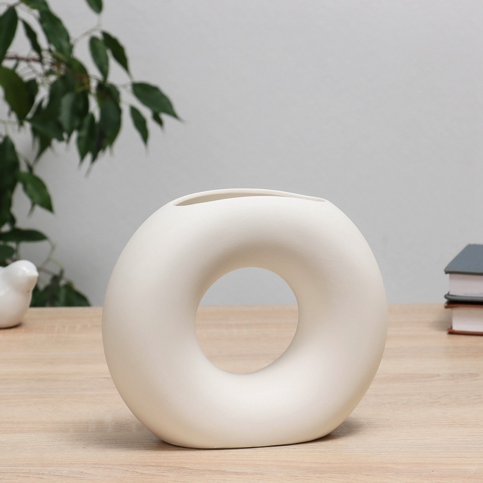 Ваза керамика настольная Ваза керамика настольная "Линд" 18х5,5х16 см