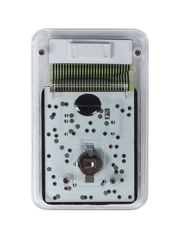 Калькулятор настольный 08-разрядный, KS-005, прозрачный корпус, черные кнопки