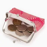 Кошелёк-монетница на фермуаре, 9&times;1.5&times;6.5 см, МИКС