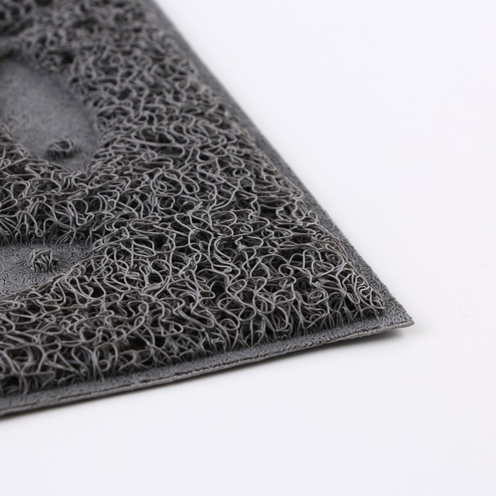 Коврик универсальный под миску и лоток «Рыбки», 30х40 см, серый Коврик универсальный под миску и лоток «Рыбки», 30х40 см, серый