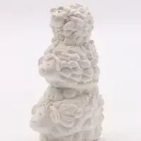 Фигурка декоративная &laquo;Семья&raquo;, неокрашенная, 10&times;6&times;4 см, белая