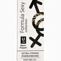 Парфюмерное масло женское с феромонами Formula Sexy Collection Black Pepper U108, 8 мл (по мотивам Black Pepper & Amber, Neroli (Zielinski & Rozen)
