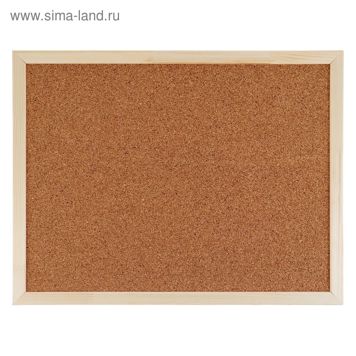 Доска пробковая А2, 45х60 см, Calligrata, в деревянной раме Доска пробковая А2, 45х60 см, Calligrata, в деревянной раме