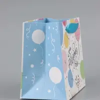 Пакет подарочный &laquo;С Днём рождения&raquo;, 14&times;14&times;9 см