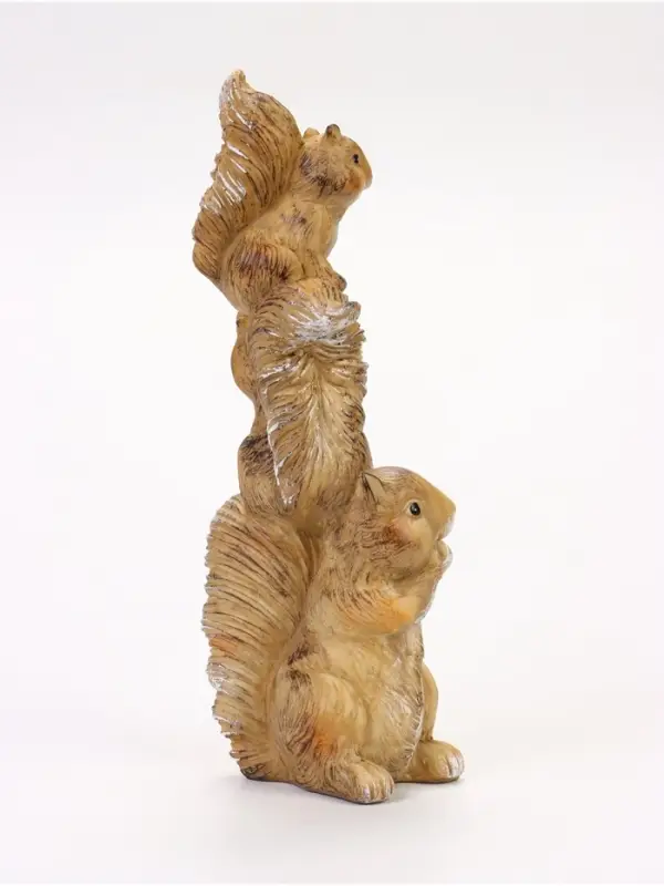 Садовая фигура из полистоуна &laquo;Трио белок&raquo;, 11.5&times;9.5&times;30 см, Greengo