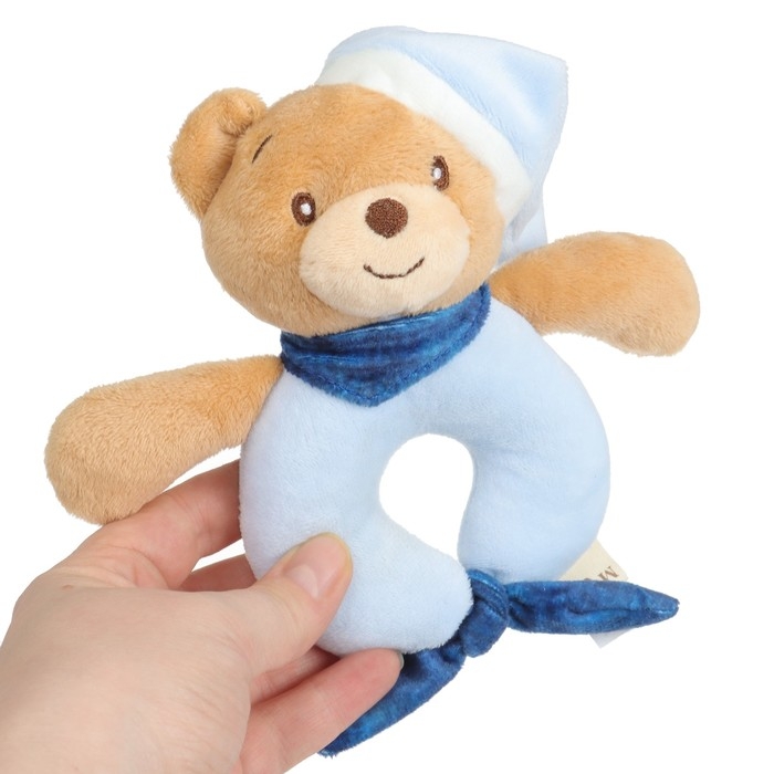 Погремушка мягкая «Мишка в колпачке», Mum&Baby Погремушка мягкая «Мишка в колпачке», Mum&Baby