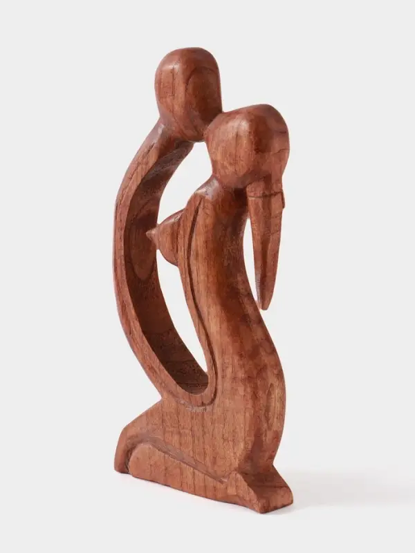 Фигурка &laquo;Поцелуй&raquo;, 30&times;12.5&times;3.5 см, дерево