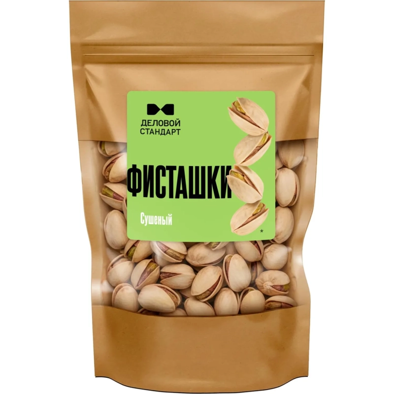 Фисташки Деловой стандарт жареные соленые, 50гх12шт/уп