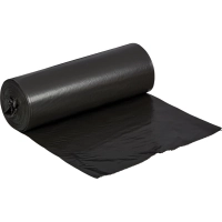 Мешки для мусора ПВД 160л 55мкм 10шт/рул черные 80x100см