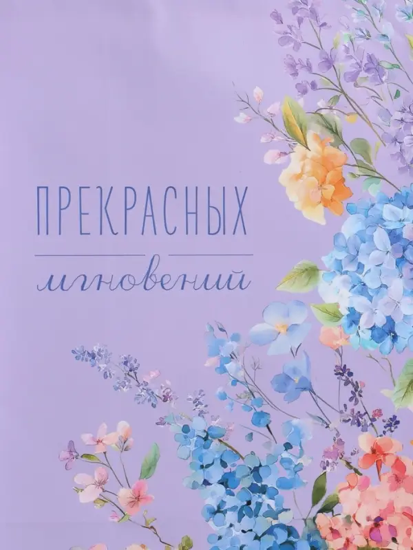 Пакет подарочный ламинированный "Прекрасных мгновений" 26 х 12 х 32 см