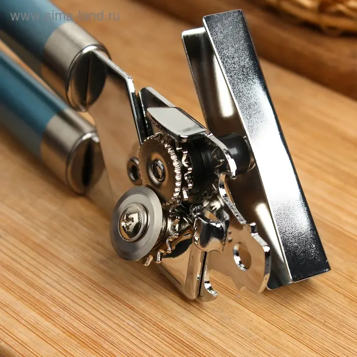 Нож консервный Доляна Lаgооnа, 19 см, нержавеющая сталь, цвет голубой металлик