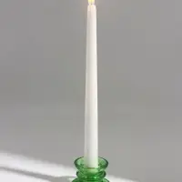 Подсвечник стеклянный &laquo;Бен&raquo;, 5.5&times;5.5&times;3.5 см, d=2.2 см