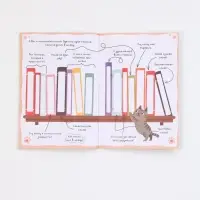 Книга "Читательский дневник с котиками" с 2 магнитными закладками