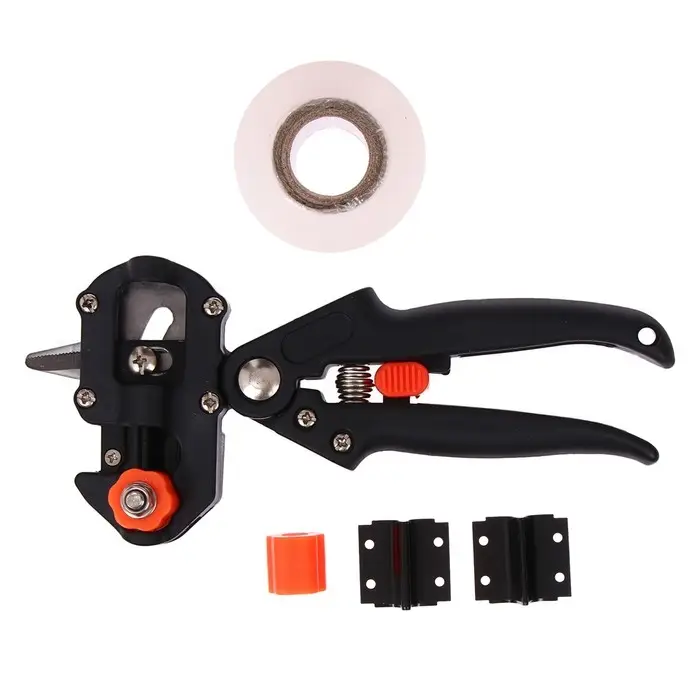 Секатор прививочный, 10.6" (27 см), с пластиковыми ручками, Greengo