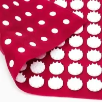 Аппликатор Кузнецова комплект, 144 колючки, спантекс, красный, 260&times;560 мм + валик 140&times;230