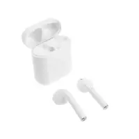 Наушники беспроводные Luazon i12, TWS, вкладыши, Bluetooth 5.0, 35/300 мАч, белые глянцевые