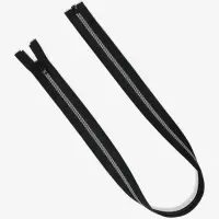 Молния &laquo;Трактор&raquo;, №5, 70 см, разъёмная, замок автомат, чёрная