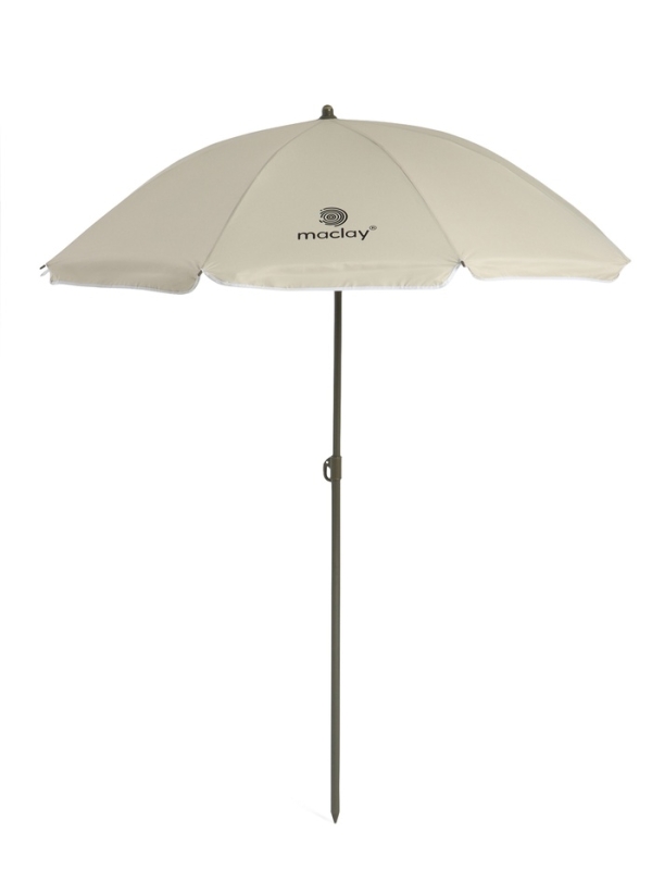 Зонт пляжный Maclay, с механизмом наклона, d=150 cм, h=170 см Зонт пляжный Maclay, с механизмом наклона, d=150 cм, h=170 см