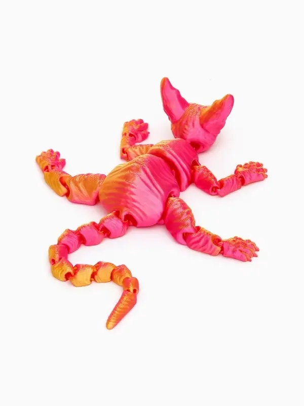 3Д - печатная игрушка &laquo;Кот Сфинкс&raquo;, подвижная, цвет МИКС