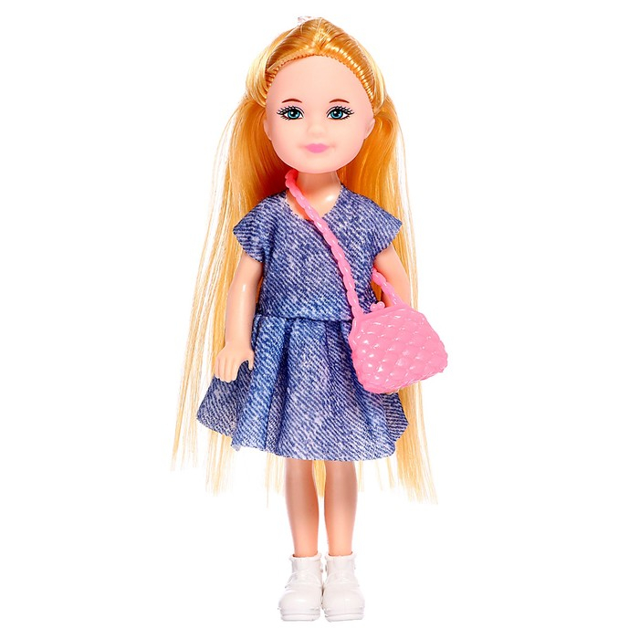 Кукла-модель шарнирная, с дочкой, Family Look на велосипеде