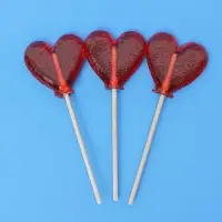 Карамель леденцовая &laquo;Сердечко&raquo; со вкусом клубники, 12 г