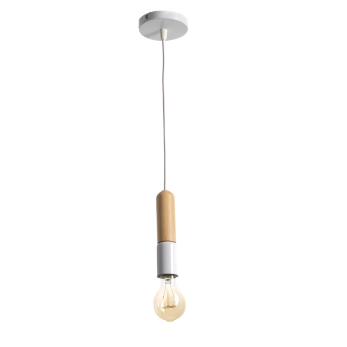 Светильник Светильник "Бомбат" Е27 40Вт белый 4х4х18см