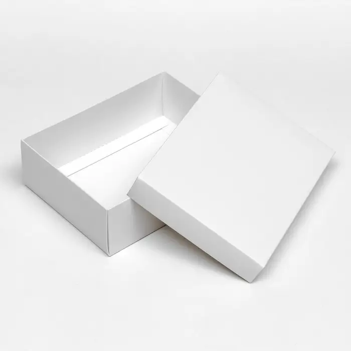 Коробка подарочная складная, упаковка, крышка - дно, белая, 16.5×12.5×5.2 см Коробка подарочная складная, упаковка, крышка - дно, белая, 16.5×12.5×5.2 см