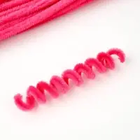 Синельная проволока набор 50 шт., розовая, 30 см