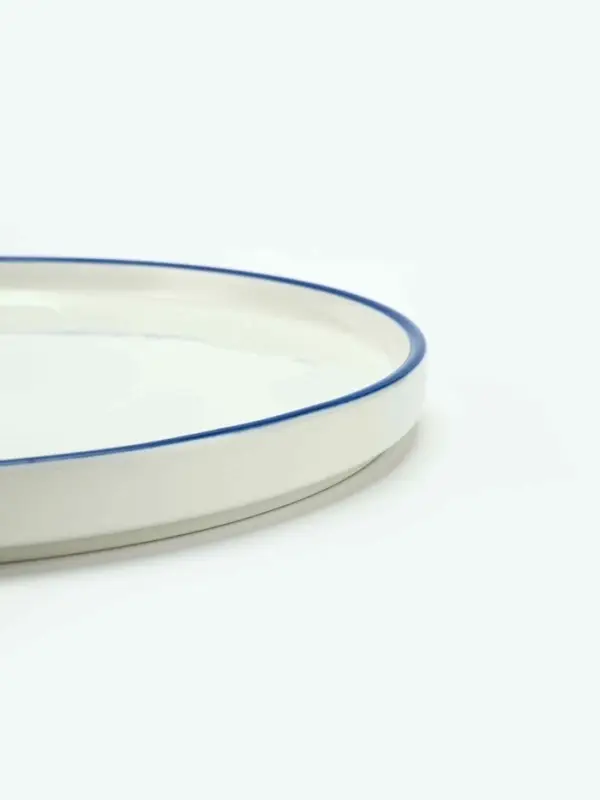 Тарелка плоская керамическая &laquo;Оушен&raquo;, d=27 см, ручная работа