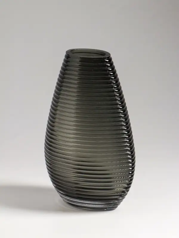 Ваза для цветов &laquo;Хэдли&raquo;, 19.5&times;13.5 см, стекло, серо-зеленая