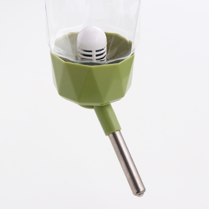 Поилка для грызунов, 250 мл, крепление-пружинка, зелёная Поилка для грызунов, 250 мл, крепление-пружинка, зелёная