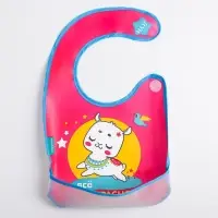 Нагрудник для кормления M&B &laquo;ТРЕНД. Принцессы&raquo; непромокаемый на липучке, МИКС